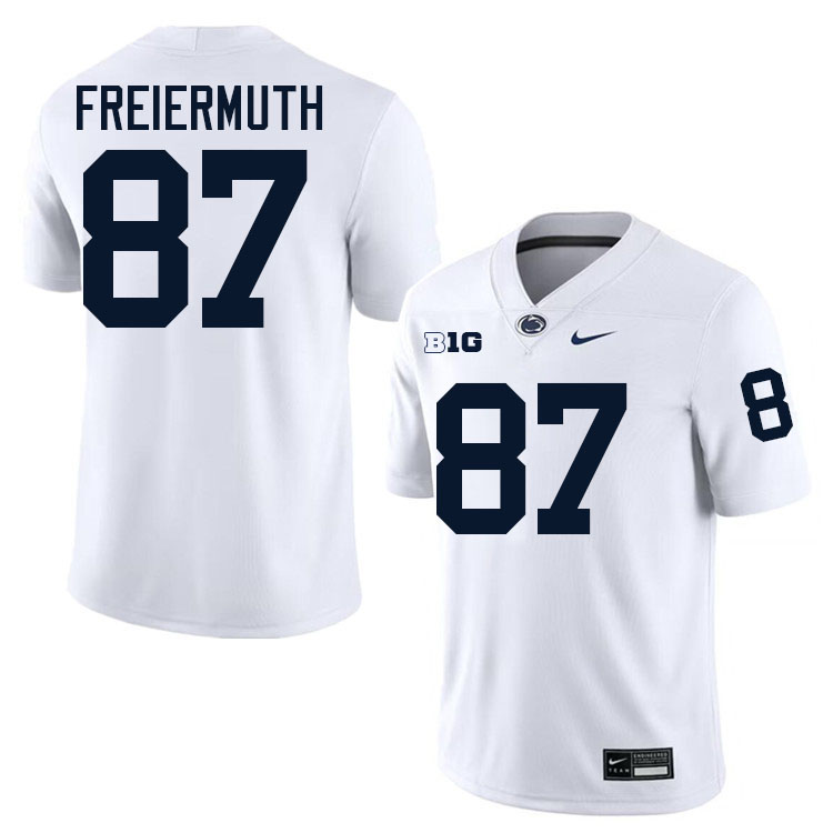 Pat Freiermuth Penn State Jersey,PSU Nittany Lions #87 Pat Freiermuth Football Uniforms-White